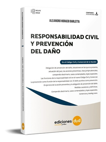 Responsabilidad Civil Y Prevención Del Daño - Barletta