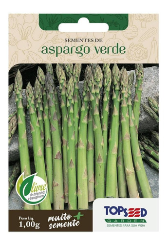 Sementes Aspargo Verde Topseed