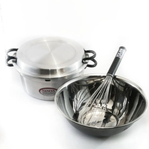Horno Mágico 32cm, Bowl De Acero Inox. 26cm Y Batidor 30cm