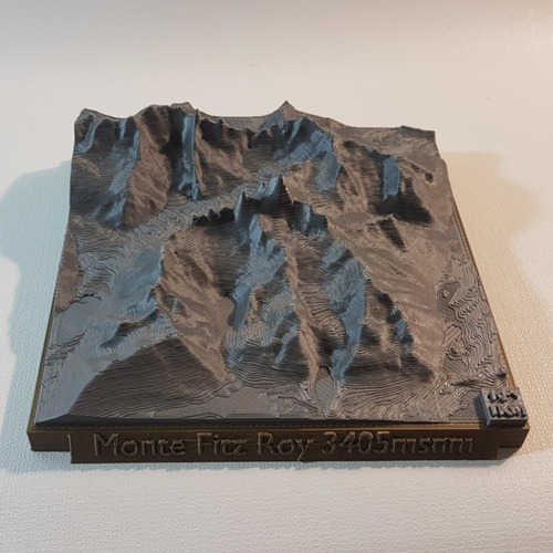 Modelo A Escala 1:100000 Monte Fitz Roy-el Chalten-c°torre