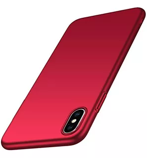 Funda Para iPhone XS Max Rojo Pc Hard-02