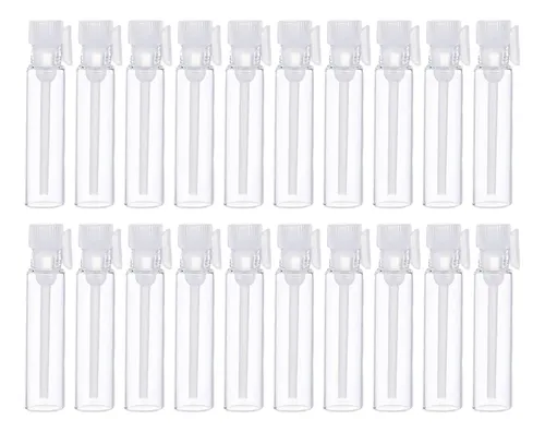 Botella De Muestra Transparente De 2 Ml, 100 Unidades, Con P
