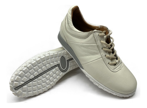 Zapatilla De Golf Niblick Dama Cuero Impermeable