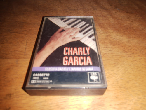 Charly Garcia  Filosofía Barata Y Zapatos De  Cassette 1990