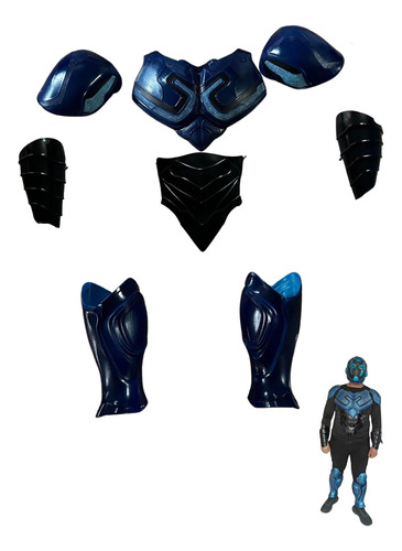 Armadura Blue Beetle Sin Casco, Disfraz Dcu, Cosplay De Blue Beetle