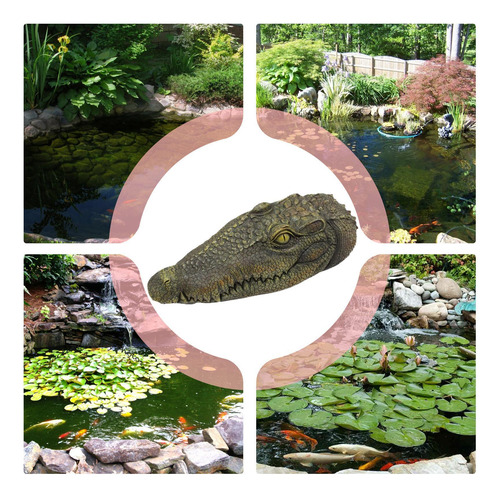 Cabeza De Cocodrilo Para Piscina Señuelo Flotante Con Cabeza