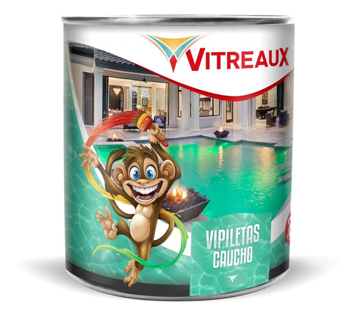 Pintura Para Piletas Caucho Clorado Vitreaux 20 Litros 