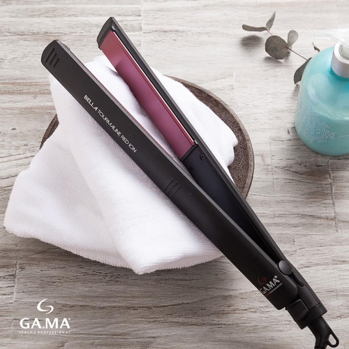 Planchita De Pelo Ultra Slim Gama Bella Tourmaline Red Ion