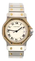 Comprar Clásico Reloj Cartier Santos Hombre Automático Acero Y Oro