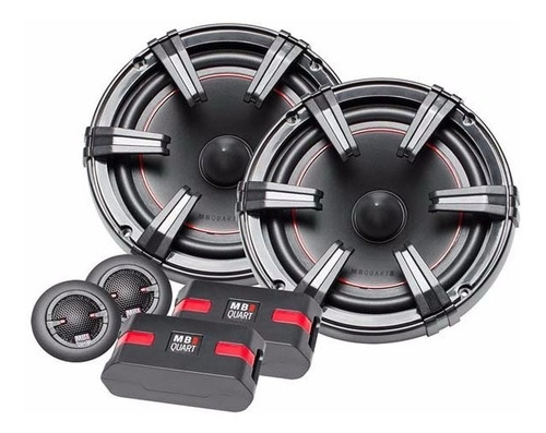 Set De Medios Mb Quart Osc216 6.5 90w Tweeters Crossover New