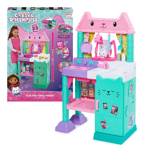 Gabby's Dollhouse Juego Cocina De Pastelillo Con Sonidos