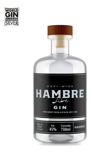 Hambre gin libre 750ml