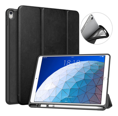 Moko Leather Case Para iPad Pro 10.5 A1701 A1709 Pen Holder