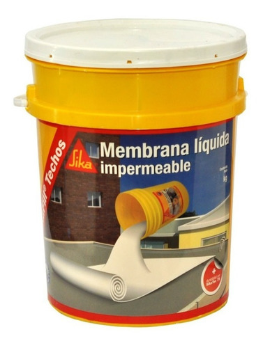 Sikafill Techos Membrana Liquida Impermeable X 20kg Blanco