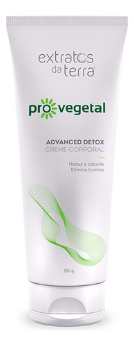 Pro Vegetal Advanced Detox 180g Extratos Da Terra