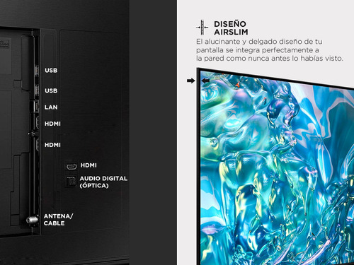Smart Tv Samsung 55 Pulgadas Qled 4k Tizen Os Diseño Airslim