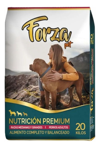 Alimento Perro Adulto Forza Sabor Vacuno 20k