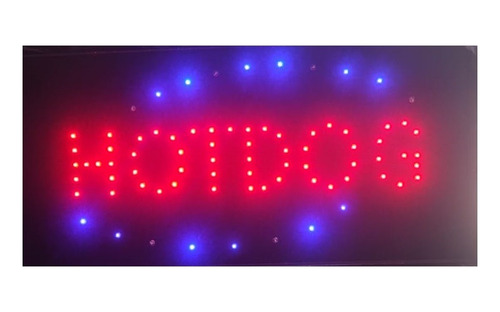 Letreros Led Luminoso Hot Dog 48x25cm 