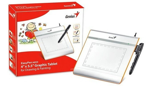 Tableta Digitalizadora Genius Para Niños Dibujar Escribir Pc