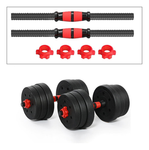 2 Pçs Haltere Haste Barra Barra Antiderrapante Aperto 35cm