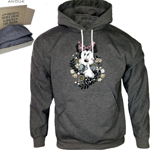 Imagen 8 de 10 de Buzo Hoodie Personalizado Saco Minnie Mouse Estampado Unisex