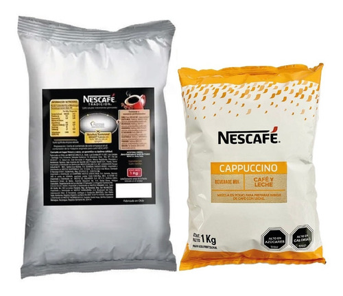 Café Nescafé Tradición + Capuccino Pack X2