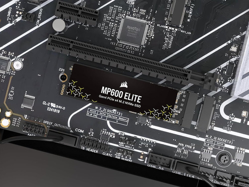 Ssd 1tb Corsair Mp600 Elite M.2 Pcie Gen4 Nvme M.2 7000mb/s Color Negro