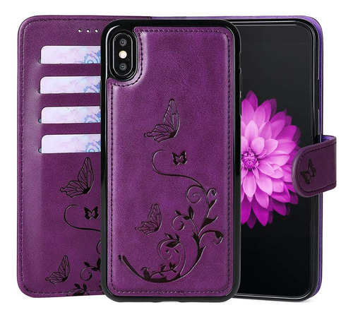 Funda Para iPhone XR (color Violeta / Waterfox)