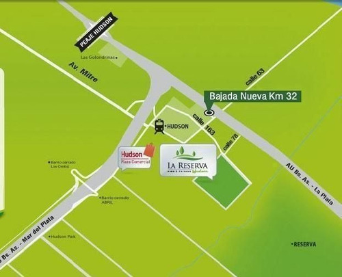Imagen 7 de 8 de Lotes En La Reserva De Hudson- Posible Financiacion. Variada
