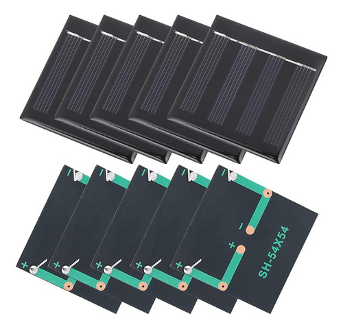 Mini Panel Solar, 10 Unids 2 V 100 Ma 0.2 W Polisilicio Pequ
