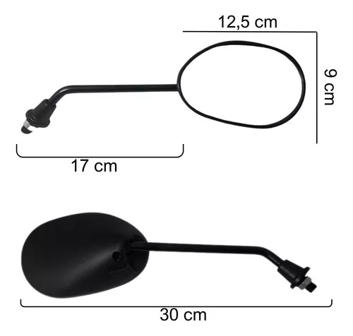 Retrovisor Par Ybr / Xtz / Factor / Lander Mod Original Awa