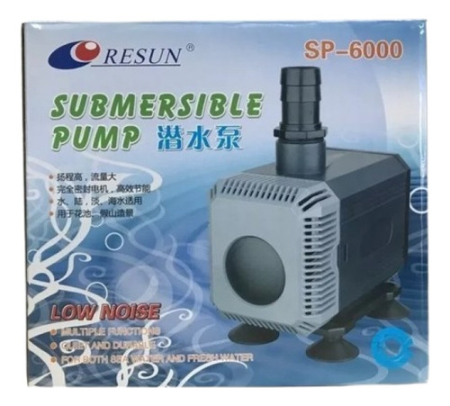 Bomba De Agua Sumergible Resun Sp-6000 2800l/h 2.5m Envio In