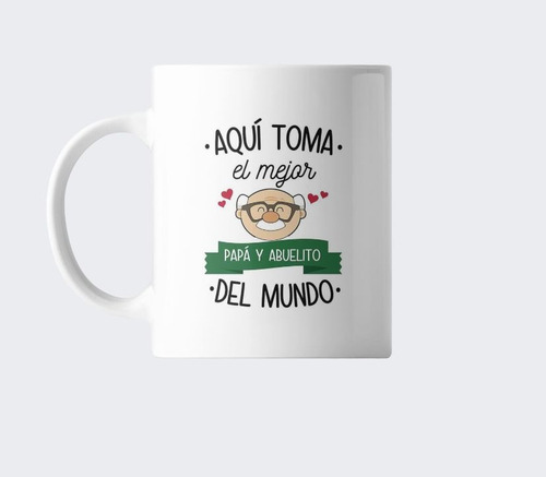 Taza Personalizada Dia Del Padre Para El Abuelo Papa