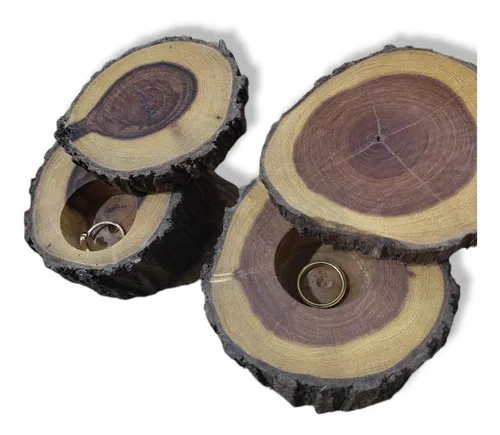 Cofre Porta Anillo De Madera