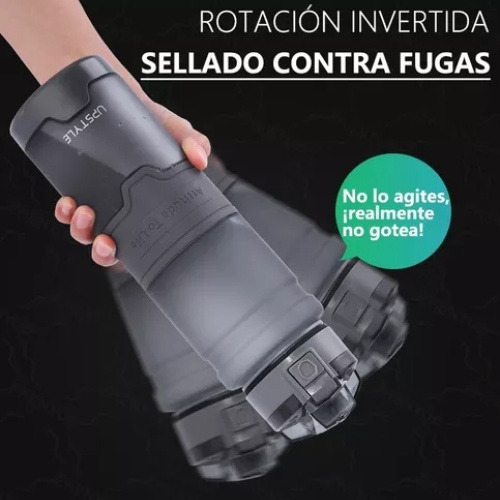 Botella De Agua Deportiva De 1 Litro Con Filtro