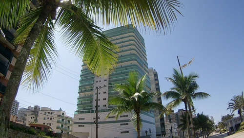 Imagem 1 de 22 de Apartamento 3 Dormitórios Vista Mar Guilhermina Praia Grande.