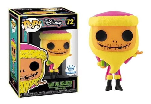 Funko Pop! Santa Jack Skellington #72 Funko Shop Black Light