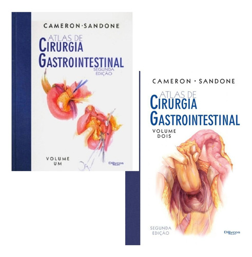 Livro: Coleção Cameron & Sandone -  Atlas De Cirurgia Gastrointestinal - 2 Volumes