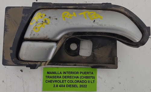 Manilla Interior Puerta Tras Der Chevrolet Colorado 2.8 2022