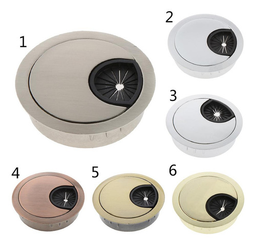 6 Paquete De 3 Cubiertas Para Pasacables Con 6 Piezas