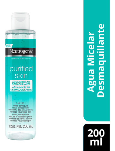Neutrogena Agua Micelar Match Hydroboost + Purified Skin