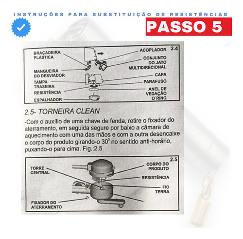 Resistência Duo Shower 220v 5500w Lorenzetti Original Maxi