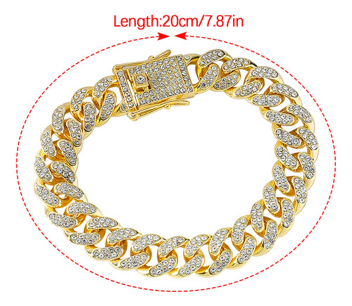 Una Pulsera De Diamantes Y Diamantes Para Mujer Y Accesorios