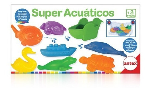 Super Acuaticos Set De Baño Para Bebe Original Antex