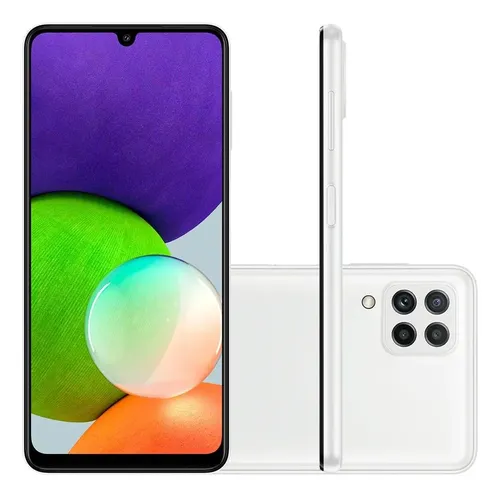 Samsung Galaxy A22 64GB ホワイト SIM フリー Samsung Galaxy A22 128gb Câm.48mp Bat.5000mah - Excelente