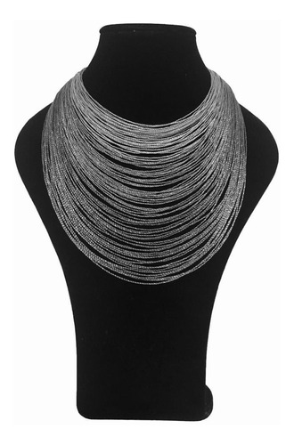 Collar Al Hilo Para Mujer En 100 Hilos 100% Artesanal