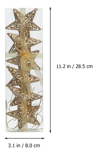 Colgante Creativo Con Forma De Estrella Dorada Con Temática