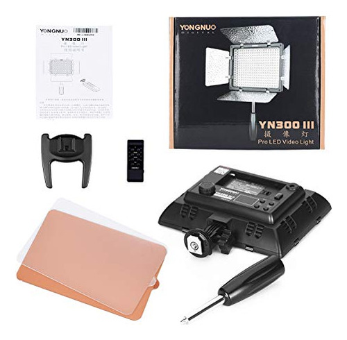 Panel De Luz Led De Vídeo Yongnuo Yn300 Iii Yn-300 Iii Ajust