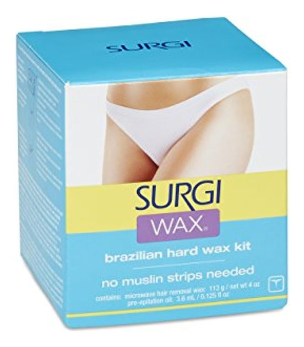 Kit De Depilación Brasileña Surgi-wax Para Partes Privadas, 