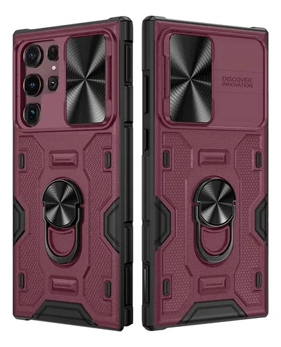 Funda Con Funcion Atril Para Galaxy S22 Ultra Con Cubierta P